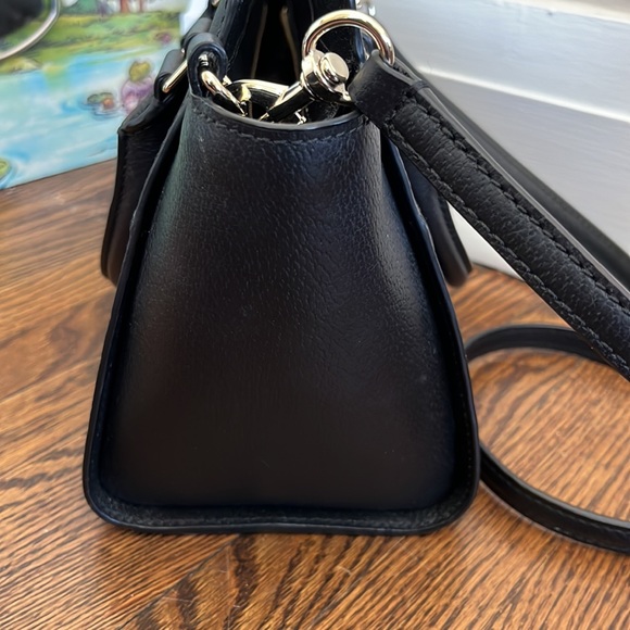 Kate Spade Black Purse with Adjustable, Removable Shoulder Strap Satchel - Picture 9 of 12
